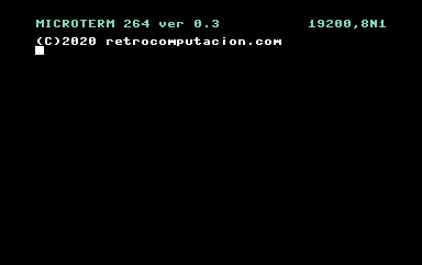 Pantalla de Microterm 264